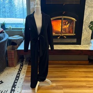 Tie Front Business Suit